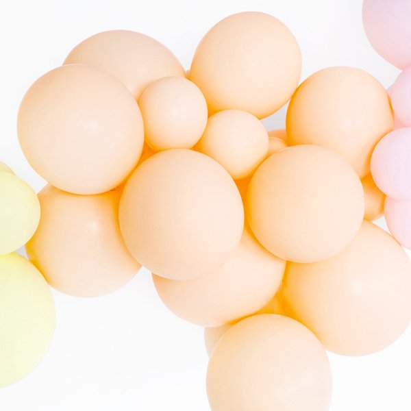 Pastellballons - Premium 27 cm - Aprikose - 10er-Pack