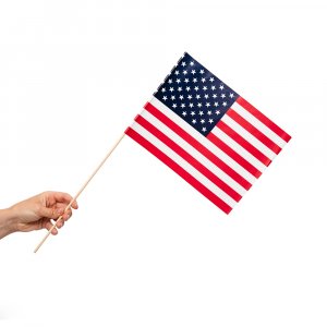 Papierflaggen USA 20x30 cm 10er-Pack Papierflaggen USA 20x30 cm 10er-Pack