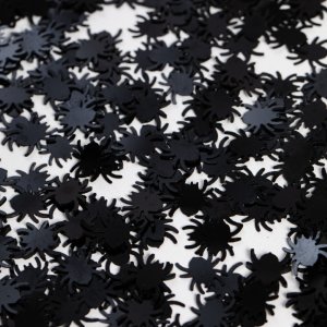 Tischkonfetti - Schwarze Spinnen - 14 g Tischkonfetti - Schwarze Spinnen - 14 g