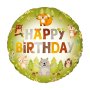 Folienballon - Freunde des Waldes - \\\"Alles Gute zum Geburtstag\\\"