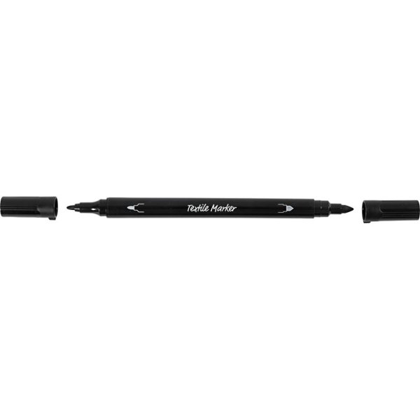 Textilstifte - 6er-Pack - Schwarz Textilstifte - 6er-Pack - Schwarz