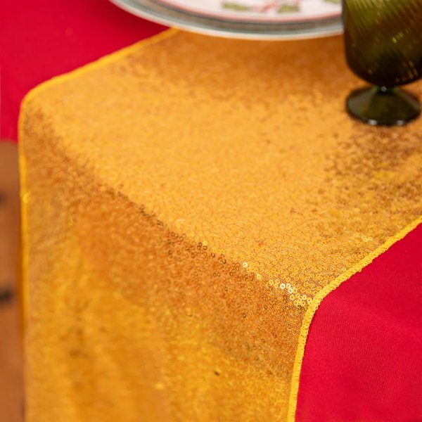 Läufer - Funkelndes Gold - 200x28 cm Läufer - Funkelndes Gold - 200x28 cm