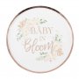 Pappteller - Baby in Bloom - 8er-Pack