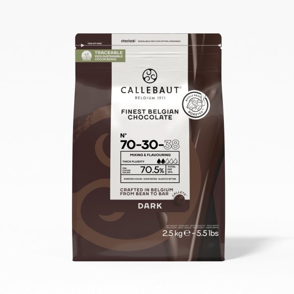 Schokolade - 70-30-38 - Callebaut - 2,5 kg Schokolade - 70-30-38 - Callebaut - 2,5 kg