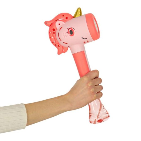 Seifenblasenmaschine Einhorn mit Licht und Sound 32 x 14,5 cm - inkl. 100 ml Seifenblasen Seifenblasenmaschine Einhorn mit Licht und Sound 32 x 14,5 cm - inkl. 100 ml Seifenblasen