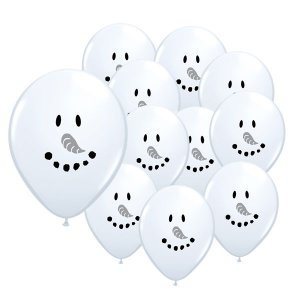 Miniballons - Schneemann - 5er-Pack Miniballons - Schneemann - 5er-Pack