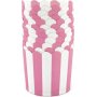 Stabile Muffinformen - Hellrosa/Wei� - 12 Stk