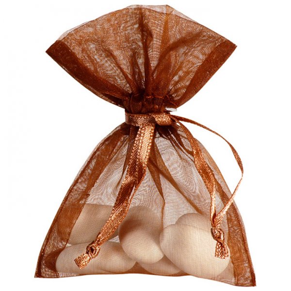 Organzabeutel - Rost - 10er-Pack