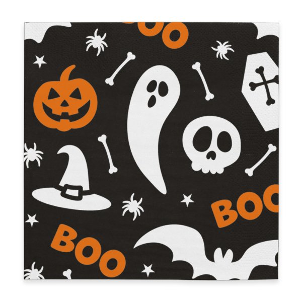 Servietten - Boo - Halloween - 20er-Packung Servietten - Boo - Halloween - 20er-Packung
