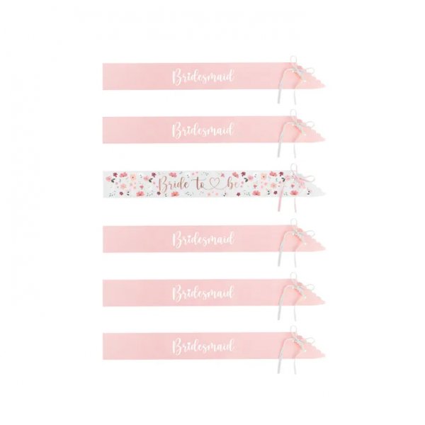 Schrpe - zuknftige Braut und Brautjungfer - Mix - 6er-Pack