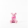 Kuchendekoration - Patchwork Teddy - Rosa Kuchendekoration - Patchwork Teddy - Rosa