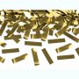 Konfettikanone - 40 cm - Gold