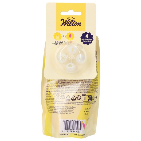 Wilton Zuckerguss - Gelb - 212 g Wilton Zuckerguss - Gelb - 212 g
