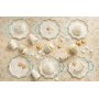 Pappteller - Blumenmuster - Beige - 6er-Pack Pappteller - Blumenmuster - Beige - 6er-Pack