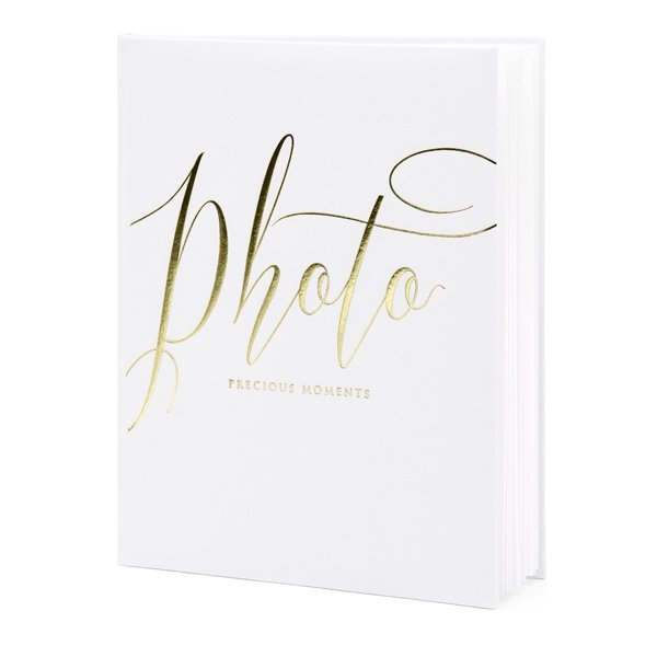 Fotoalbum - Kostbare Momente - Wei/Gold