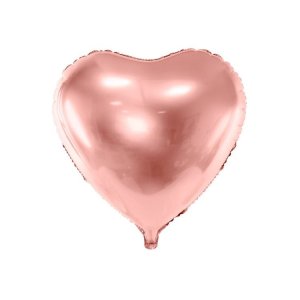 Folienballon - Herz - Roségold - 45 cm Folienballon - Herz - Roségold - 45 cm