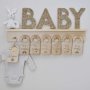 Kleiderbgel aus Holz - Milestone Baby