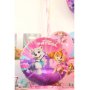 Folienballon - Paw Patrol - Rosa/Lila - Rund - 43 cm Folienballon - Paw Patrol - Rosa/Lila - Rund - 43 cm