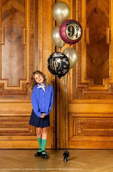 Folienballon - Harry Potter - Schwarz/Gold - 35 cm Folienballon - Harry Potter - Schwarz/Gold - 35 cm
