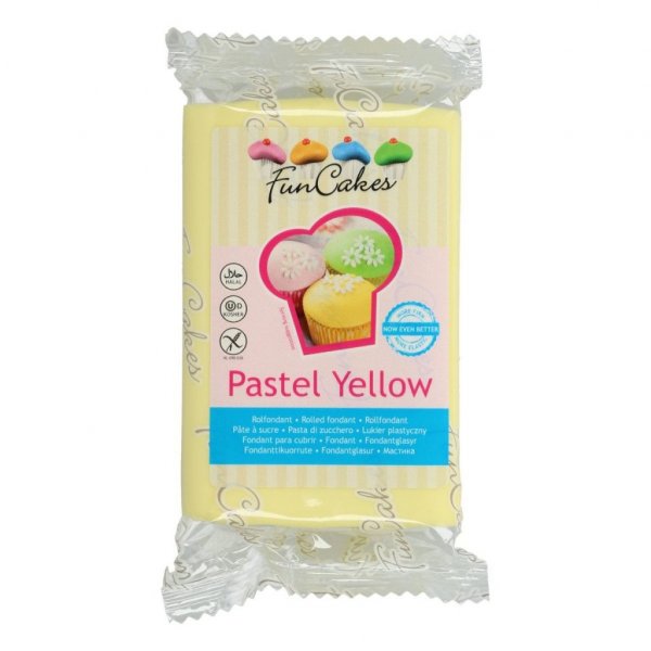 Zuckerpaste - Pastellgelb - 250 Gramm