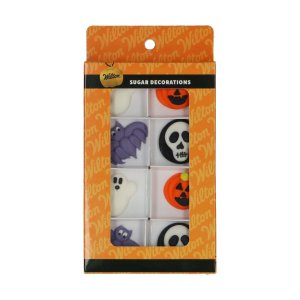 Klassische Halloween-Zuckerdekoration - 8er-Packung Klassische Halloween-Zuckerdekoration - 8er-Packung