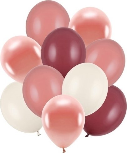 Ballonstrau� - Kit - Rosa/Ros�gold