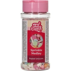 Streuselmischung - Pastell Einhorn - 50 g Streuselmischung - Pastell Einhorn - 50 g