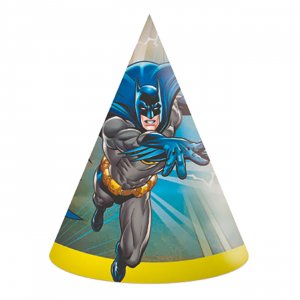 Batman-Partyhüte, 6er-Pack Batman-Partyhüte, 6er-Pack