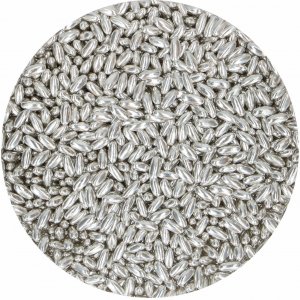 Streusel - Zuckerreis - Silber - 80 g Streusel - Zuckerreis - Silber - 80 g