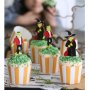 Stabile Muffinformen - gestreift - Orange Stabile Muffinformen - gestreift - Orange