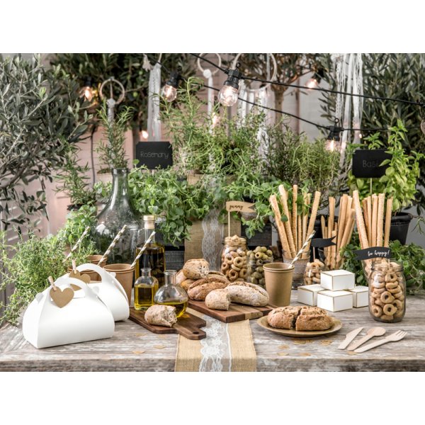 Stuhlschleife - Jute/Spitze