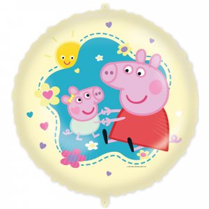 Folienballon - Greta Pig - Gelb - 46 cm Folienballon - Greta Pig - Gelb - 46 cm