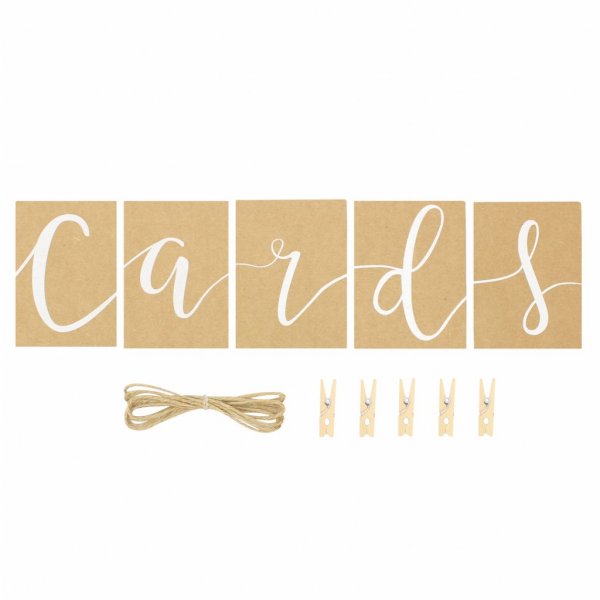 Girlande - Karten - Rustikales Land Girlande - Karten - Rustikales Land