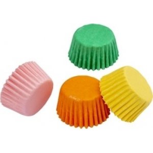 Mini-Muffinformen/große Crackerformen - verschiedene Farben - 200er-Pack Mini-Muffinformen/große Crackerformen - verschiedene Farben - 200er-Pack