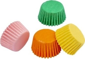 Mini-Muffinformen/große Crackerformen - verschiedene Farben - 200er-Pack Mini-Muffinformen/große Crackerformen - verschiedene Farben - 200er-Pack