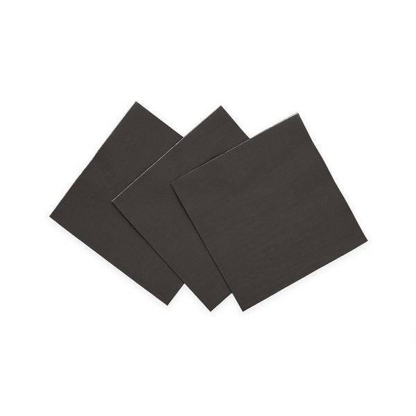 Kleine Servietten - Schwarz - 24 x 24 cm - 20er-Packung Kleine Servietten - Schwarz - 24 x 24 cm - 20er-Packung
