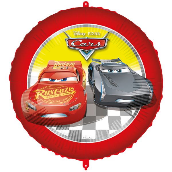 Folienballon - Cars-Rennwagen - 46 cm Folienballon - Cars-Rennwagen - 46 cm