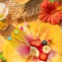 Snack- und Getr�nkesticks - Mischung mit kleinen Bl�ten - 12 cm - 25 St�ck