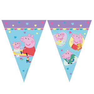 Flaggengirlande - Peppa Pig - 9 Flaggen Flaggengirlande - Peppa Pig - 9 Flaggen