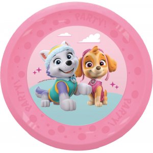 Wiederverwendbare Teller - Paw Patrol - Skye & Everest - 4er-Pack