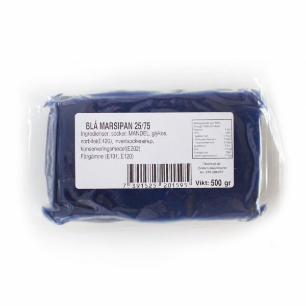 Marzipan Blau - 500 g - Bäckerei Örebro Marzipan Blau - 500 g - Bäckerei Örebro