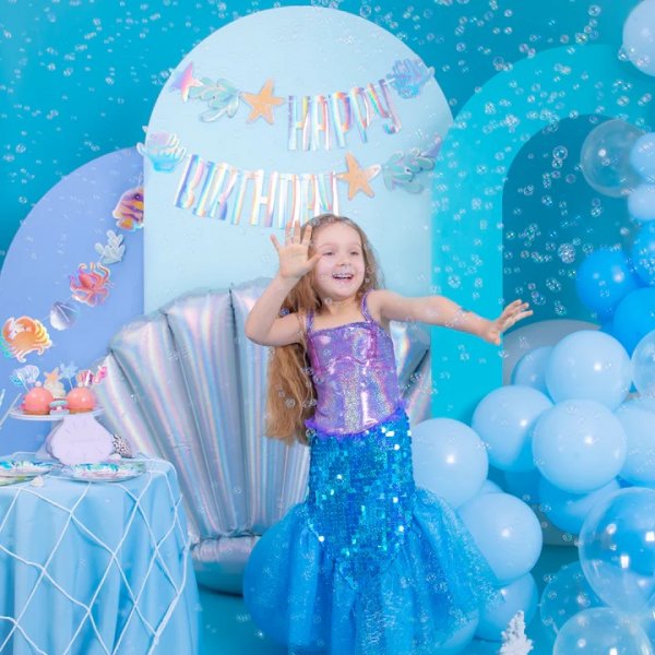 Wimpel - Meeresmotiv - Happy Birthday - 240 x 17 cm Wimpel - Meeresmotiv - Happy Birthday - 240 x 17 cm
