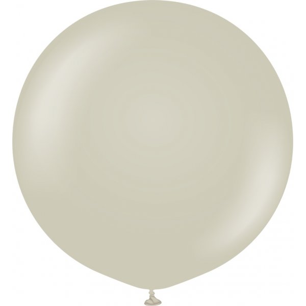 Luftballons einfarbig - Premium 90 cm - Stein - 2er-Pack