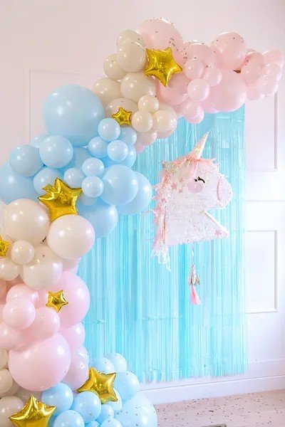 Partyvorhang - Hellblau - 1 x 2 m Partyvorhang - Hellblau - 1 x 2 m