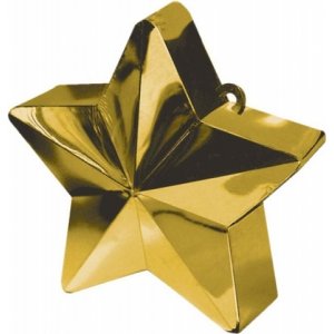 Ballongewicht - Stern - Goldmetallic Ballongewicht - Stern - Goldmetallic