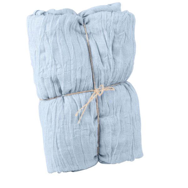 Tischläufer aus Stoff - Hellblau - 90 cm x 3 m Tischläufer aus Stoff - Hellblau - 90 cm x 3 m