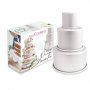 Backformen - Scrapcooking - 3-stckiger Kuchen