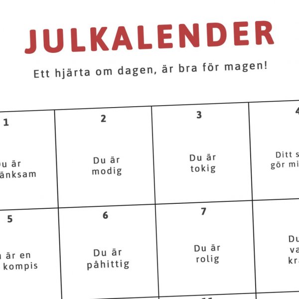 Weihnachtskalender - Bedeutungsvolle Worte