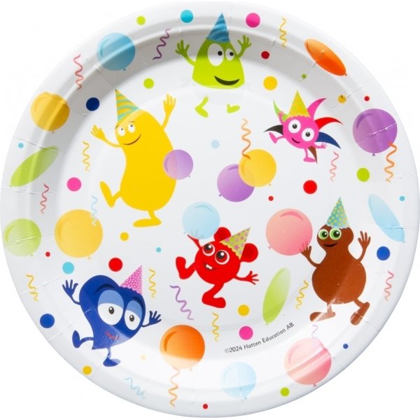 Pappteller - Babblers - 8er-Pack