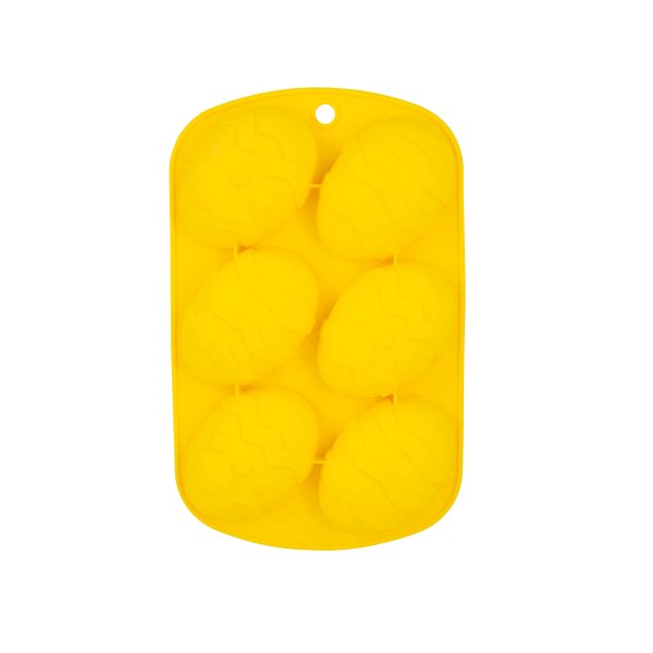 Silikonform - 6 Stück - Eier Silikonform - 6 Stück - Eier